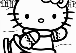 Hello Kitty Ice Skating Coloring Pages Hello Kitty Ice Skating Coloring Page