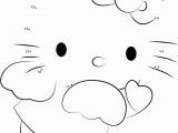 Hello Kitty Instrument Coloring Pages Connect the Dots Hello Kitty Printable for Kids & Adults Free