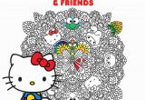 Hello Kitty Instrument Coloring Pages Hello Kitty & Friends Coloring Book Volume 1 Amazon