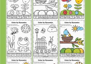 Hello Kitty Instrument Coloring Pages Musical Coloring Pages for Spring Color by Dynamics with