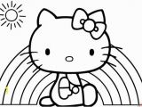 Hello Kitty Mermaid Coloring Page Hello Kitty Rainbow Coloring Page