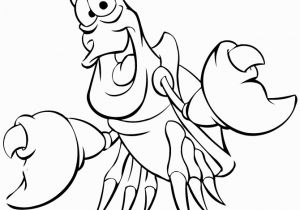 Hello Kitty Mermaid Coloring Page Little Mermaid Coloring Pages Sebastian the Crab