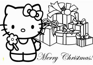 Hello Kitty Merry Christmas Coloring Pages Hello Kitty Christmas Coloring Pages