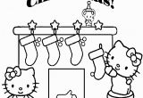 Hello Kitty Merry Christmas Coloring Pages Merry Christmas Coloring Pages