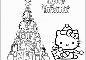 Hello Kitty Merry Christmas Coloring Pages Merry Christmas Hello Kitty Coloring Page Free Coloring