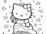 Hello Kitty Princess Coloring Pages Hellokittycoloringpage