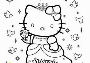 Hello Kitty Princess Coloring Pages Hellokittycoloringpage