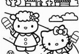 Hello Kitty Shopping Coloring Pages 227 Best Coloring Hello Kitty Images