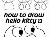 Hello Kitty Summer Coloring Pages How to Draw Hello Kitty Via Draw Central Awesome