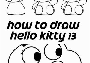 Hello Kitty Summer Coloring Pages How to Draw Hello Kitty Via Draw Central Awesome
