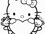 Hello Kitty Valentine Coloring Pages to Print 100 Pictures Of Hearts Avec Images