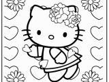 Hello Kitty Valentines Day Coloring Pages Free Printable Hello Kitty Valentine Coloring Pages