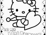 Hello Kitty Valentines Day Coloring Pages Hello Kitty Valentine Coloring Pages