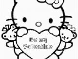 Hello Kitty Valentines Day Coloring Pages Hello Kitty Valentines Coloring Pages