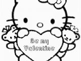 Hello Kitty Valentines Day Coloring Pages Hello Kitty Valentines Coloring Pages