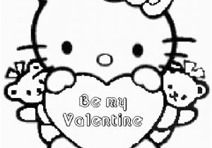 Hello Kitty Valentines Day Coloring Pages Hello Kitty Valentines Coloring Pages