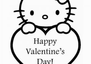 Hello Kitty Valentines Day Coloring Pages Printable Free Big Hello Kitty Download Free Clip Art