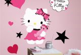 Hello Kitty Wall Murals Stickers Popular Characters Hello Kitty Couture Giant Wall Decal