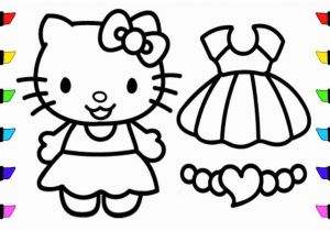 Hello Kitty Winter Coloring Pages Hello Kitty Coloring Pages Dress