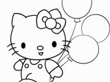 Hello Kitty with Balloons Coloring Pages Free Big Hello Kitty Download Free Clip Art