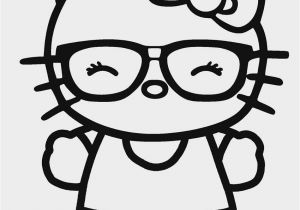 Hello Kitty with Glasses Coloring Pages Free Printable Hello Kitty Coloring Pages for Pages