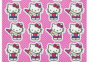 Hello Kitty with Glasses Coloring Pages Hello Kitty Stickers 4 Sticker Sheets Of 24 Hello Kitty Designs 96 total Stickers