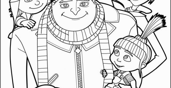 Hellokids.com Coloring Pages Despicable Me Gru and All the Family Coloring Page More Despicable