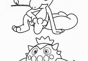 Hellokids Com Coloring Pages Treecko and Cacnea Pokemon Coloring Page More Grass Pokemon