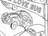 Herbie the Love Bug Coloring Pages Herbie Love Bug Beetle Car Coloring Pages