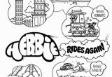 Herbie the Love Bug Coloring Pages Page From Herbie the Love Bug Coloring Book