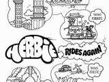 Herbie the Love Bug Coloring Pages Page From Herbie the Love Bug Coloring Book
