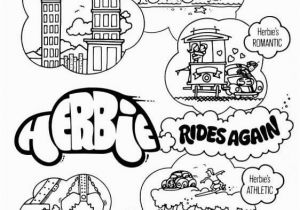 Herbie the Love Bug Coloring Pages Page From Herbie the Love Bug Coloring Book