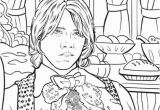 Hermione Granger Coloring Page Harry Potter and the Goblet Of Fire 2000 Coloring Book
