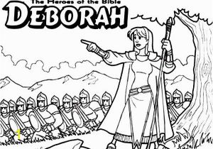 Heroes Of the Bible Coloring Pages Deborah the Bible Heroes Coloring Page Netart