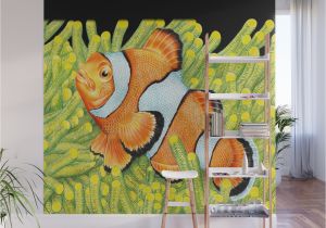 High End Wall Murals Clownfish Wall Mural
