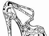 High Heels Coloring Pages Pretty Shoes An Adult Coloring Book with Positive