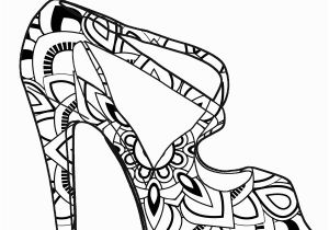 High Heels Coloring Pages Pretty Shoes An Adult Coloring Book with Positive