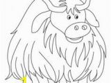 Highland Cow Coloring Page 81 Best Domestic Animals Coloring Pages Images