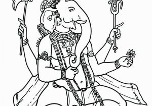 Hindu Gods and Goddesses Coloring Pages Coloring Pages Hindu Gods Ganesha Drawings