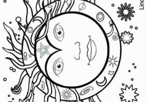 Hippie Sun and Moon Coloring Pages for Adults Pin by Stina On Hippie Coloring Pages