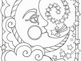 Hippie Sun and Moon Coloring Pages for Adults Trippy Sun and Moon Clipart Clipground
