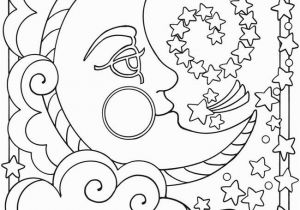 Hippie Sun and Moon Coloring Pages for Adults Trippy Sun and Moon Clipart Clipground