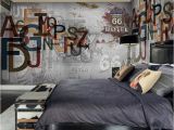 Historic Wallpaper Murals Europe Stereoscopic 3d Graffiti Letters Retro Street Rock Wall