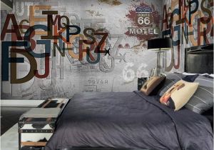 Historic Wallpaper Murals Europe Stereoscopic 3d Graffiti Letters Retro Street Rock Wall