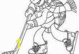 Hockey Christmas Coloring Pages Franklin Playing Ice Hockey Coloring Pages Hellokids