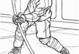 Hockey Rink Coloring Pages Ice Hockey Goaltender Loring Page