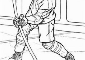 Hockey Rink Coloring Pages Ice Hockey Goaltender Loring Page