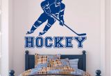 Hockey Wall Murals Hockey Wall Decal Sports Sports Wall Decal Stickers Hockey Player