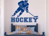 Hockey Wall Murals Hockey Wall Decal Sports Sports Wall Decal Stickers Hockey Player