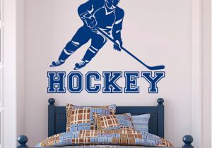 Hockey Wall Murals Hockey Wall Decal Sports Sports Wall Decal Stickers Hockey Player